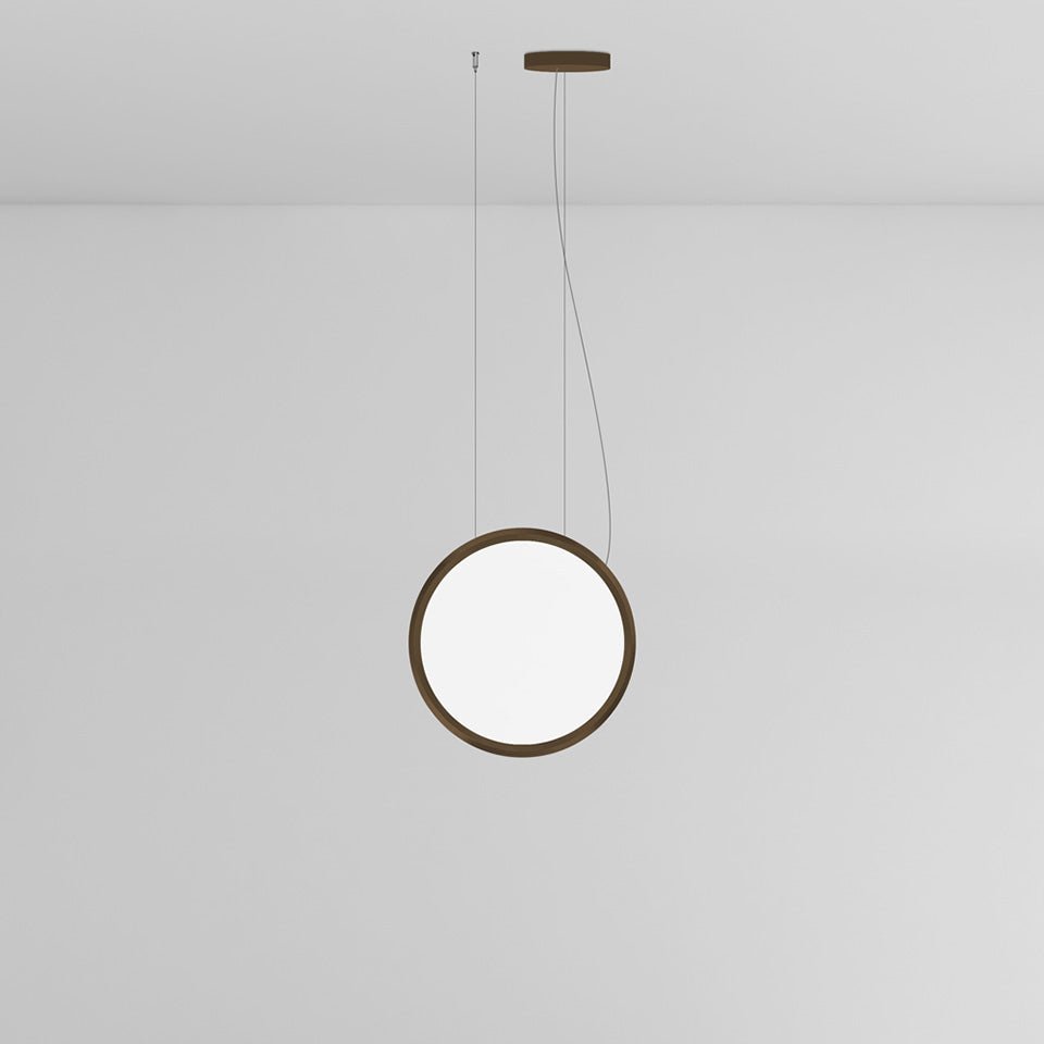 Suspension Discovery Vertical - Bronze 28" Long (19pi) by Artemide | Luminaires & cie
