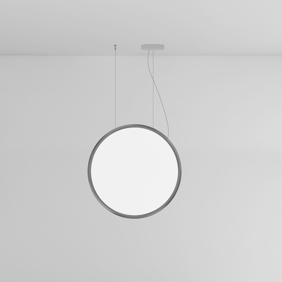 Suspension Discovery Vertical - Aluminium poli 39" Régulier (5pi) by Artemide | Luminaires & cie