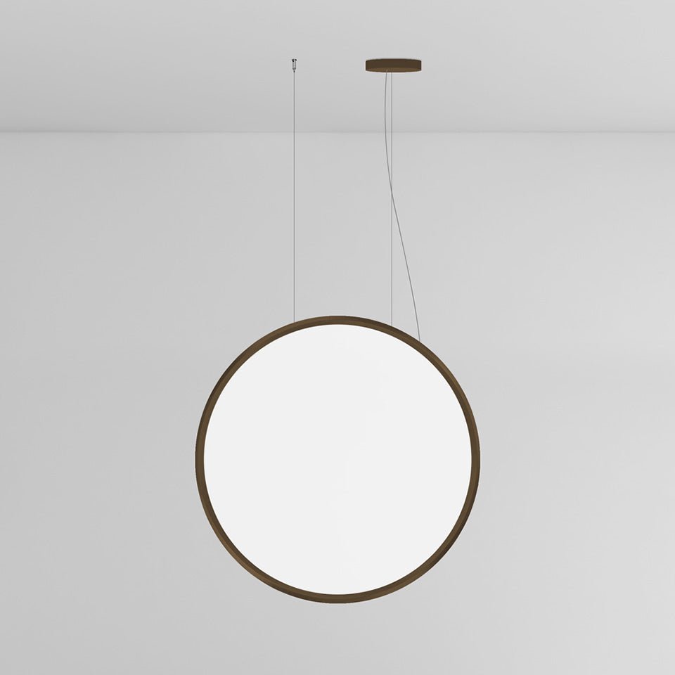 Suspension Discovery Vertical - Bronze 55" Régulier (5pi) by Artemide | Luminaires & cie