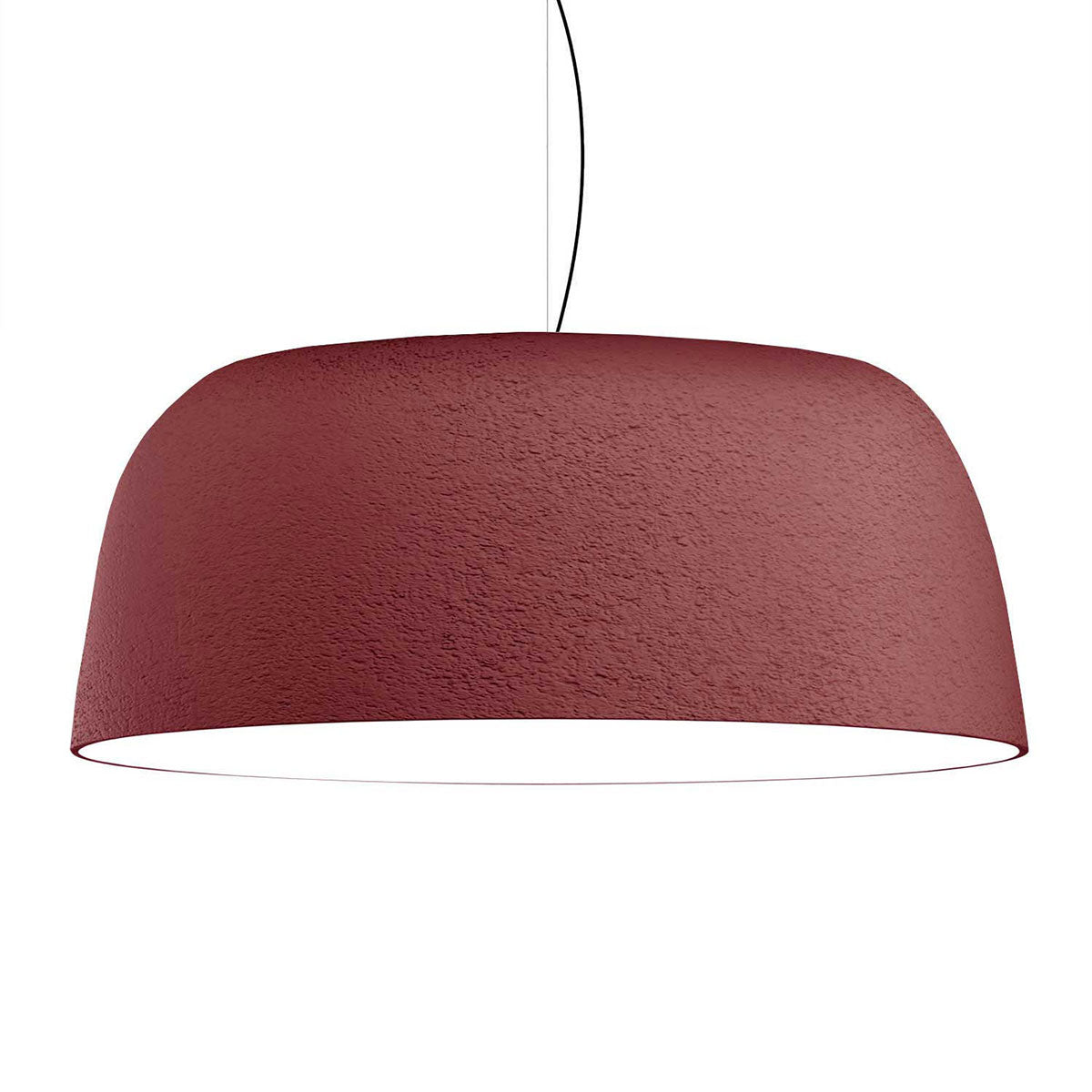 Suspension Djembé - Rouge Djembé 100.38 (39.5"Ø x 15") TRIAC by Marset | Luminaires & cie