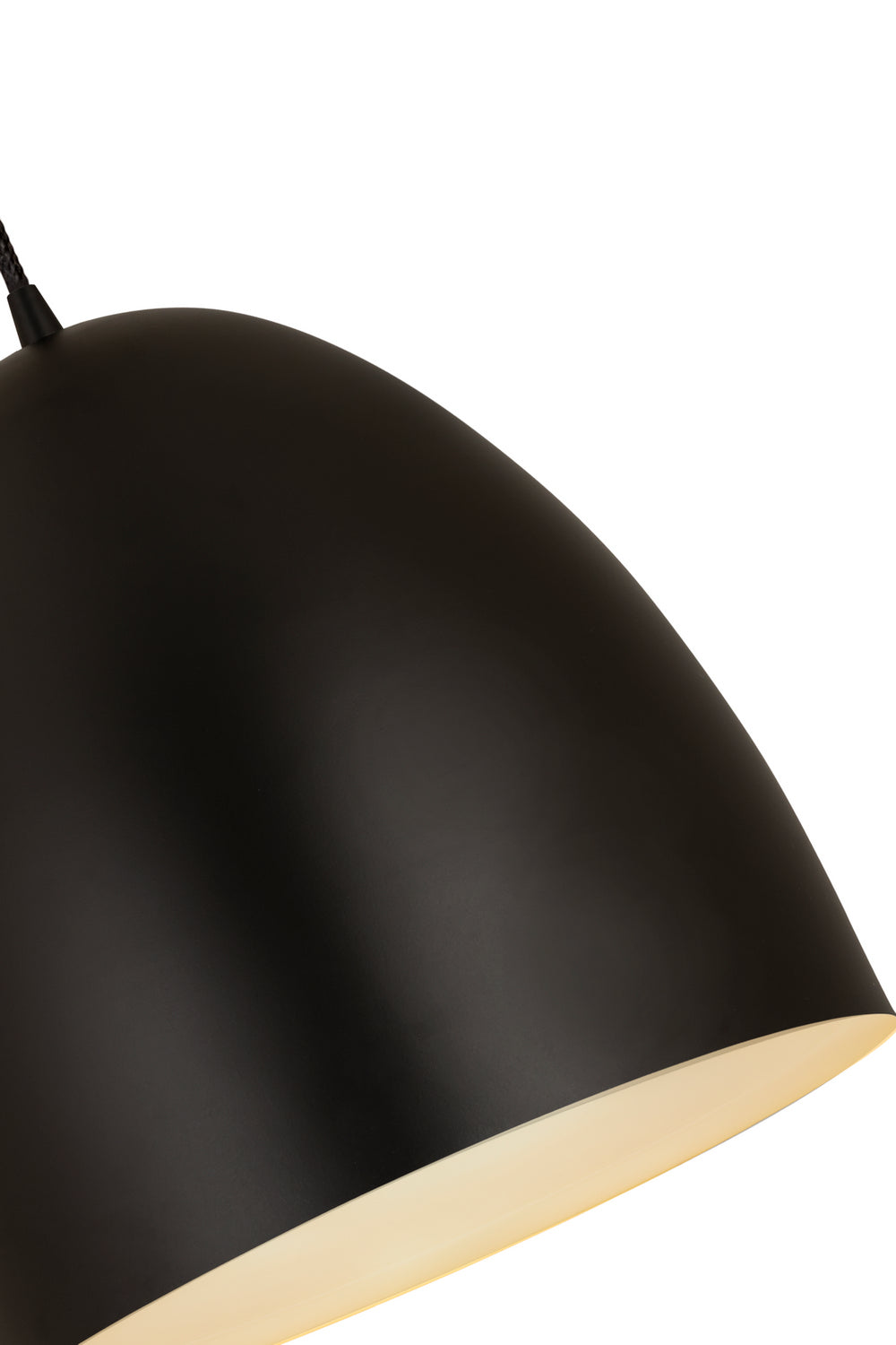 Suspension dôme Z-Studio Noir satiné, 12" – vue 5