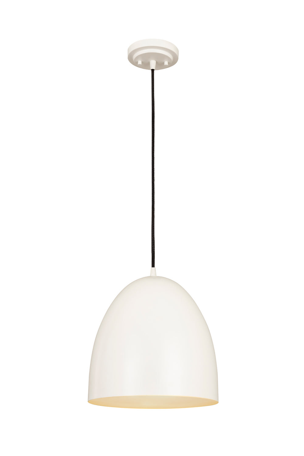 Suspension dôme Z-Studio Blanc satiné, 12" – vue 2