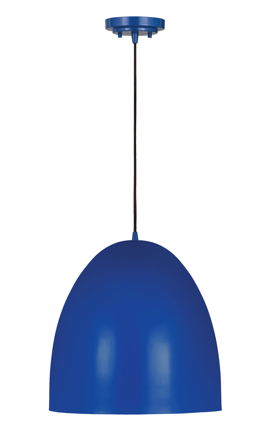 Suspension dôme Z-Studio Bleu, 19" – Z-Lite