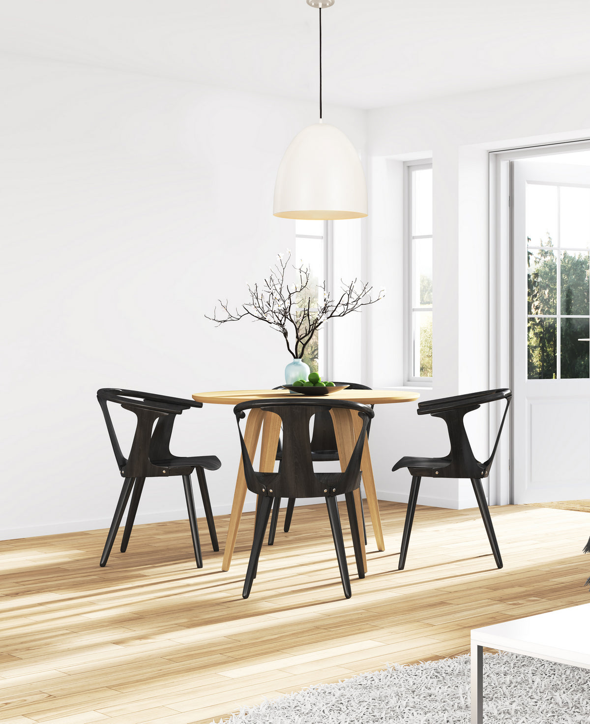 Suspension dôme Z-Studio Blanc satiné, 19" – vue 7