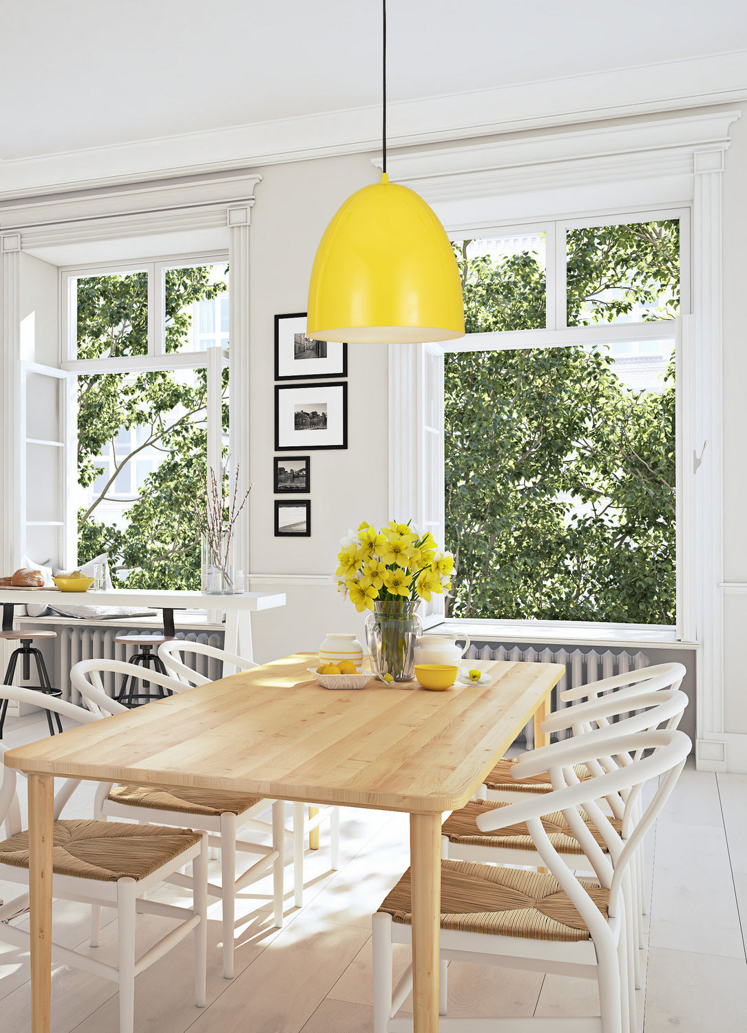 Suspension dôme Z-Studio Jaune, 19" – vue 4