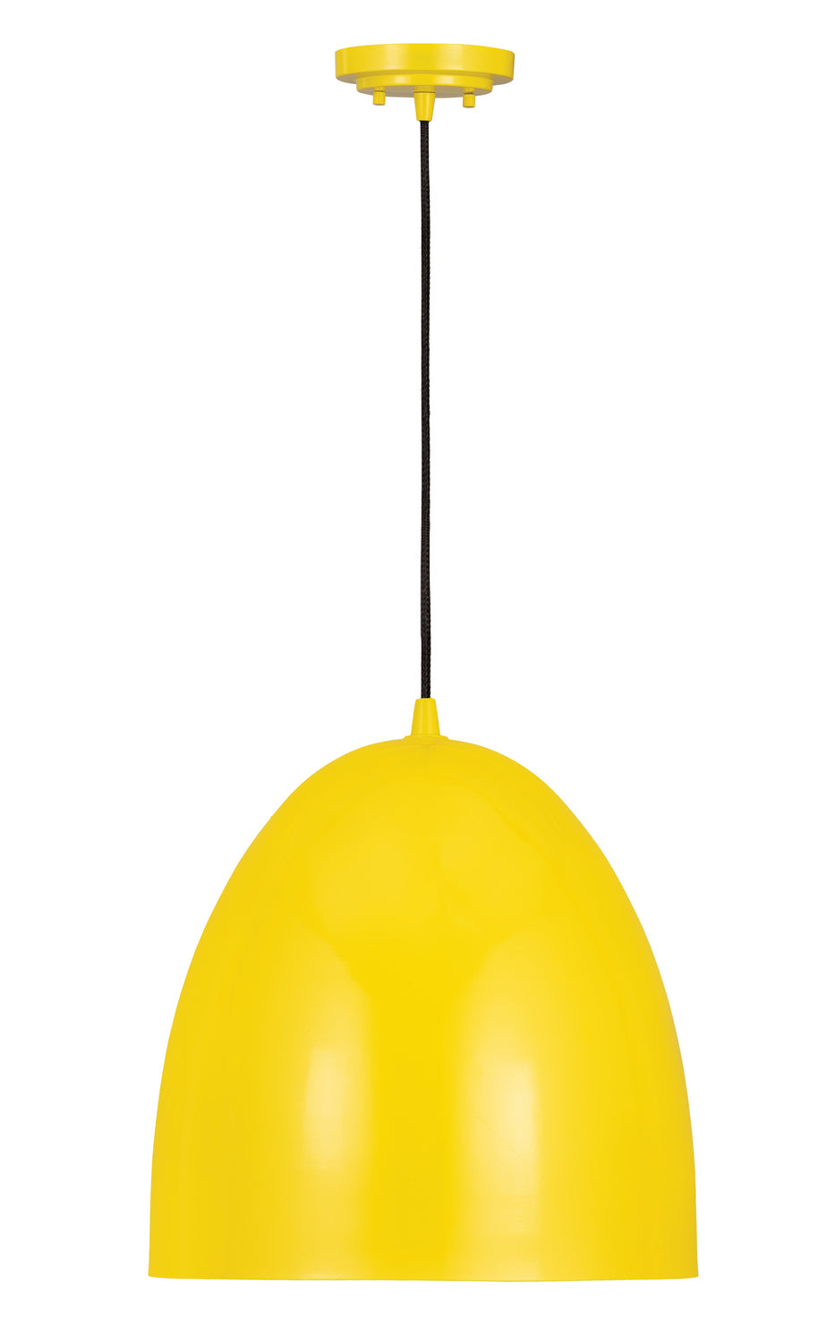 Suspension dôme Z-Studio Jaune, 19" – Z-Lite