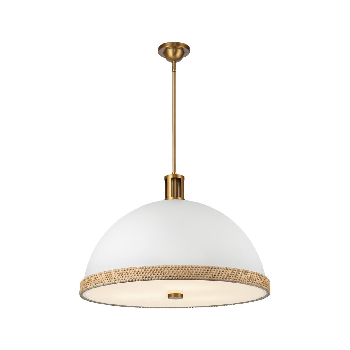 Suspension Doral - Blanc mat 24 1/4" by Alora Lighting | Luminaires & cie