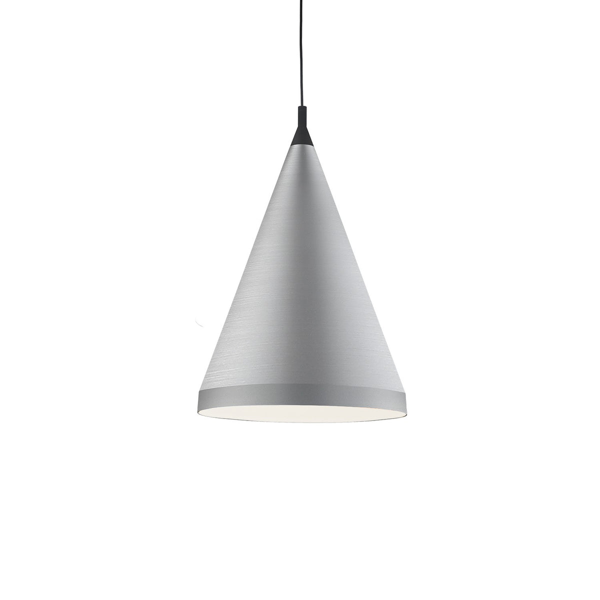 Suspension Dorothy Nickel brossé / Noir, 22" – Kuzco Lighting