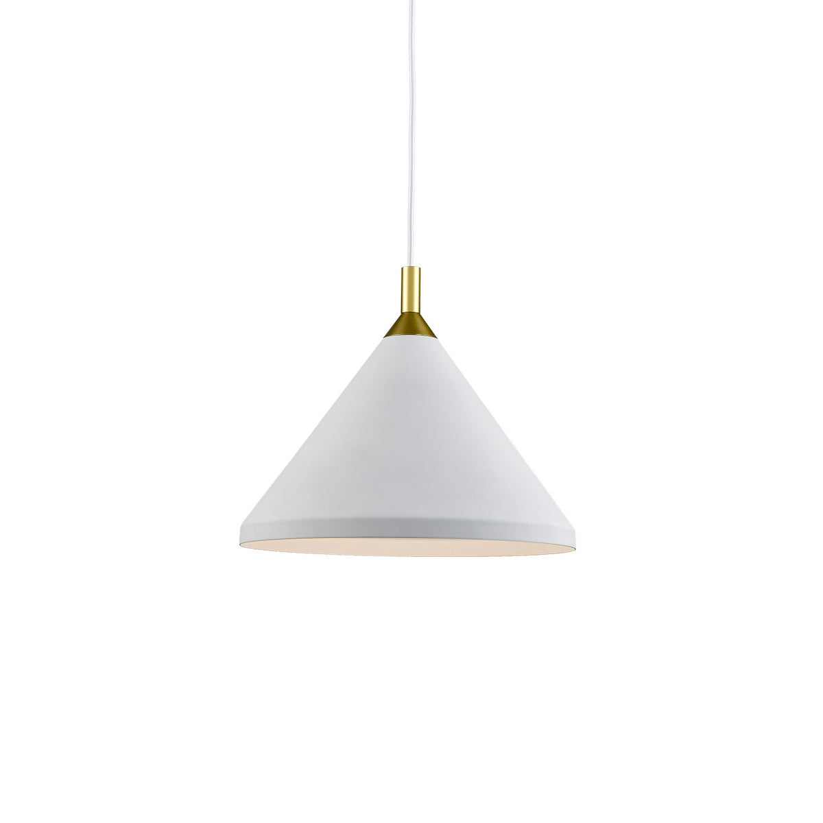 Suspension Dorothy Blanc / Or, 14" – Kuzco Lighting