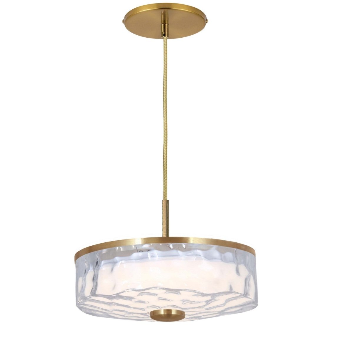 Suspension Dulce - Laiton vieilli 11" by Dainolite | Luminaires & cie