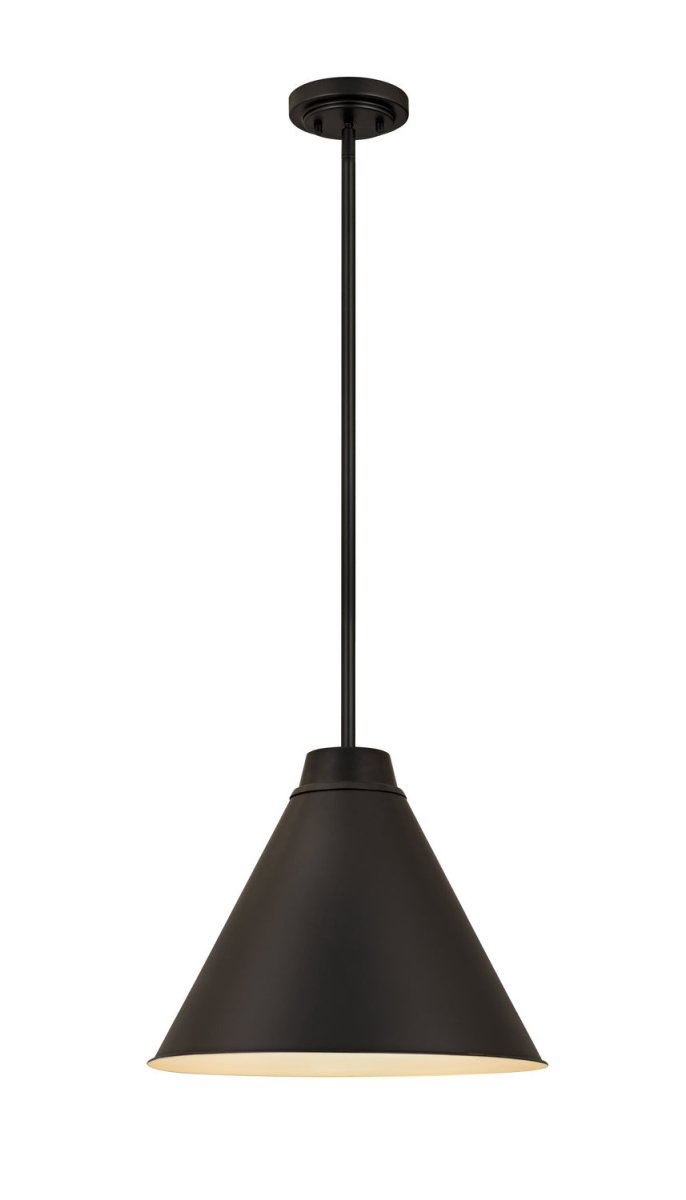 Suspension Eaton - Noir mat 18" by Z-Lite | Luminaires & cie