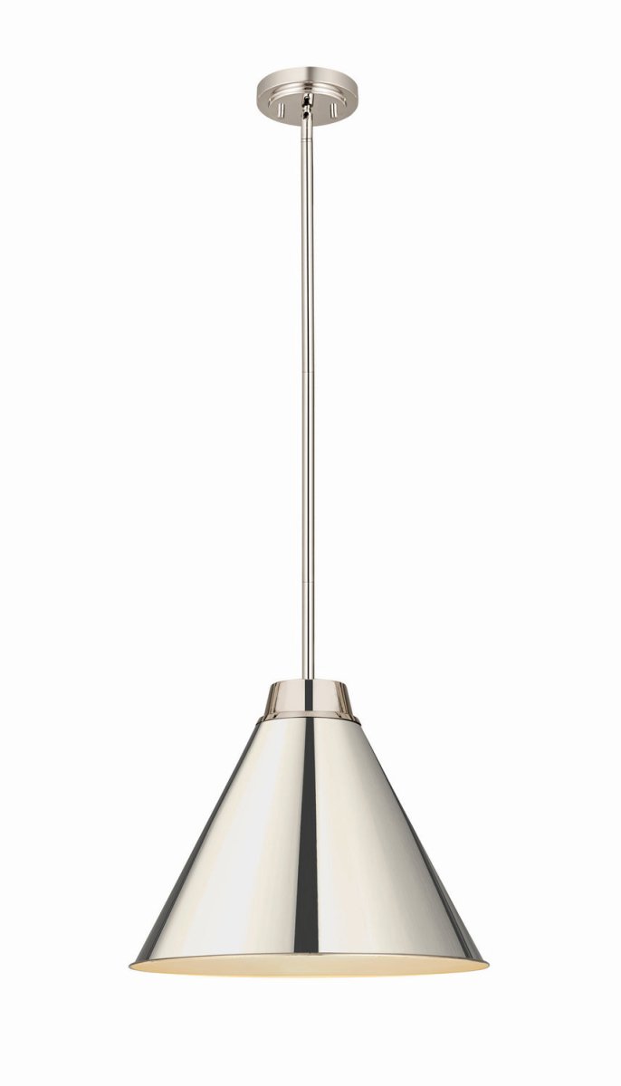 Suspension Eaton - Nickel poli 18" by Z-Lite | Luminaires & cie