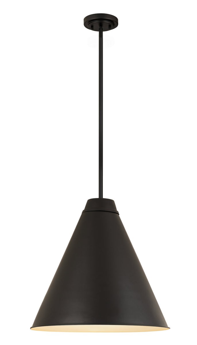 Suspension Eaton - Noir mat 24" by Z-Lite | Luminaires & cie