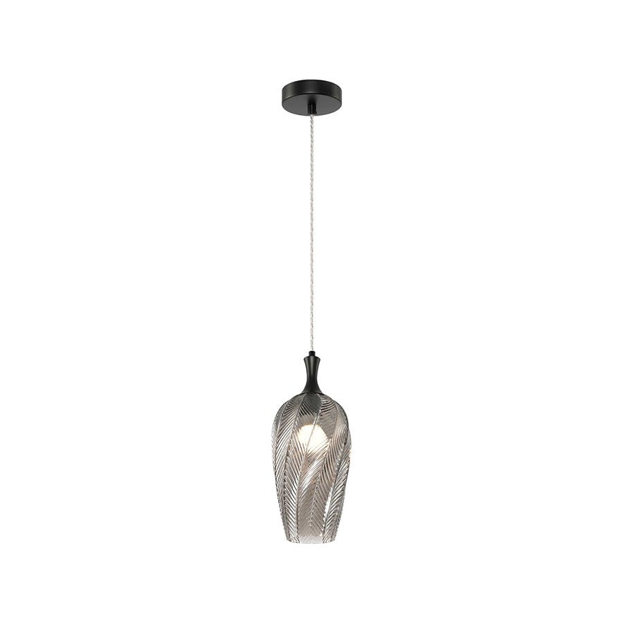 Suspension Eesha - Noir mat 6 1/4" by Matteo Lighting | Luminaires & cie