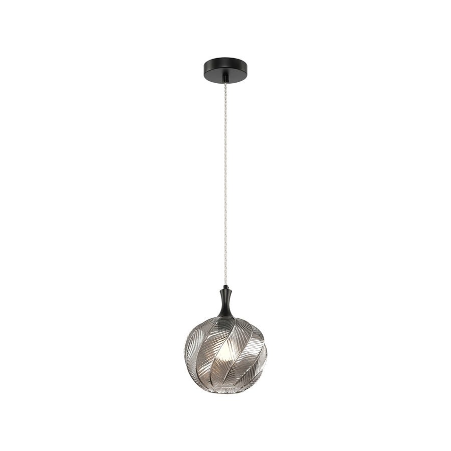 Suspension Eesha - Noir mat 9" by Matteo Lighting | Luminaires & cie