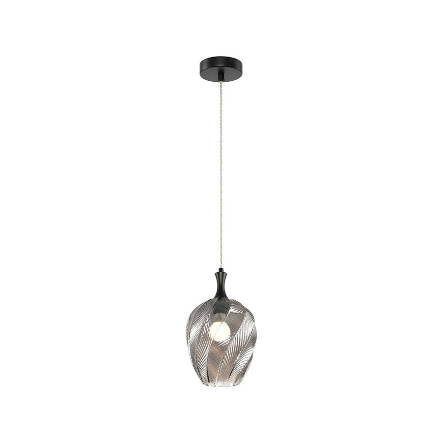 Suspension Eesha - Noir mat 7 7/8" by Matteo Lighting | Luminaires & cie