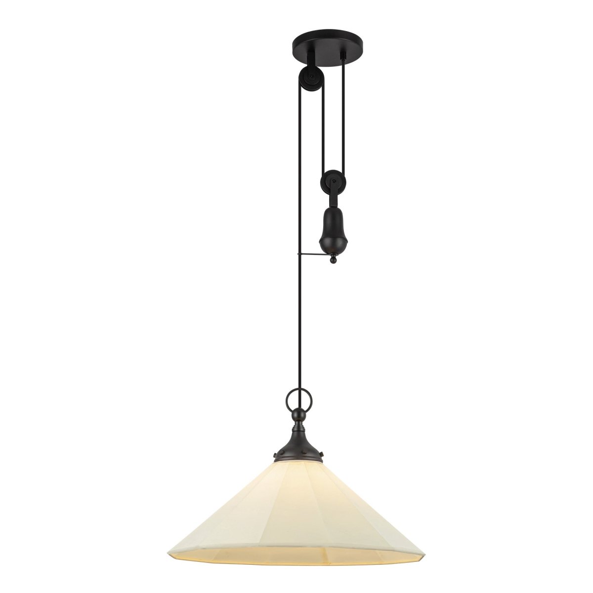 Suspension Ellen - Noir mat by Alora Lighting | Luminaires & cie