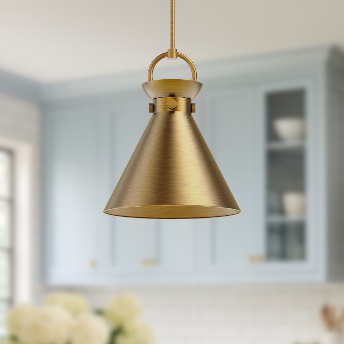 Suspension Emerson - Or vieilli Or vieilli 14" by Alora Lighting | Luminaires & cie