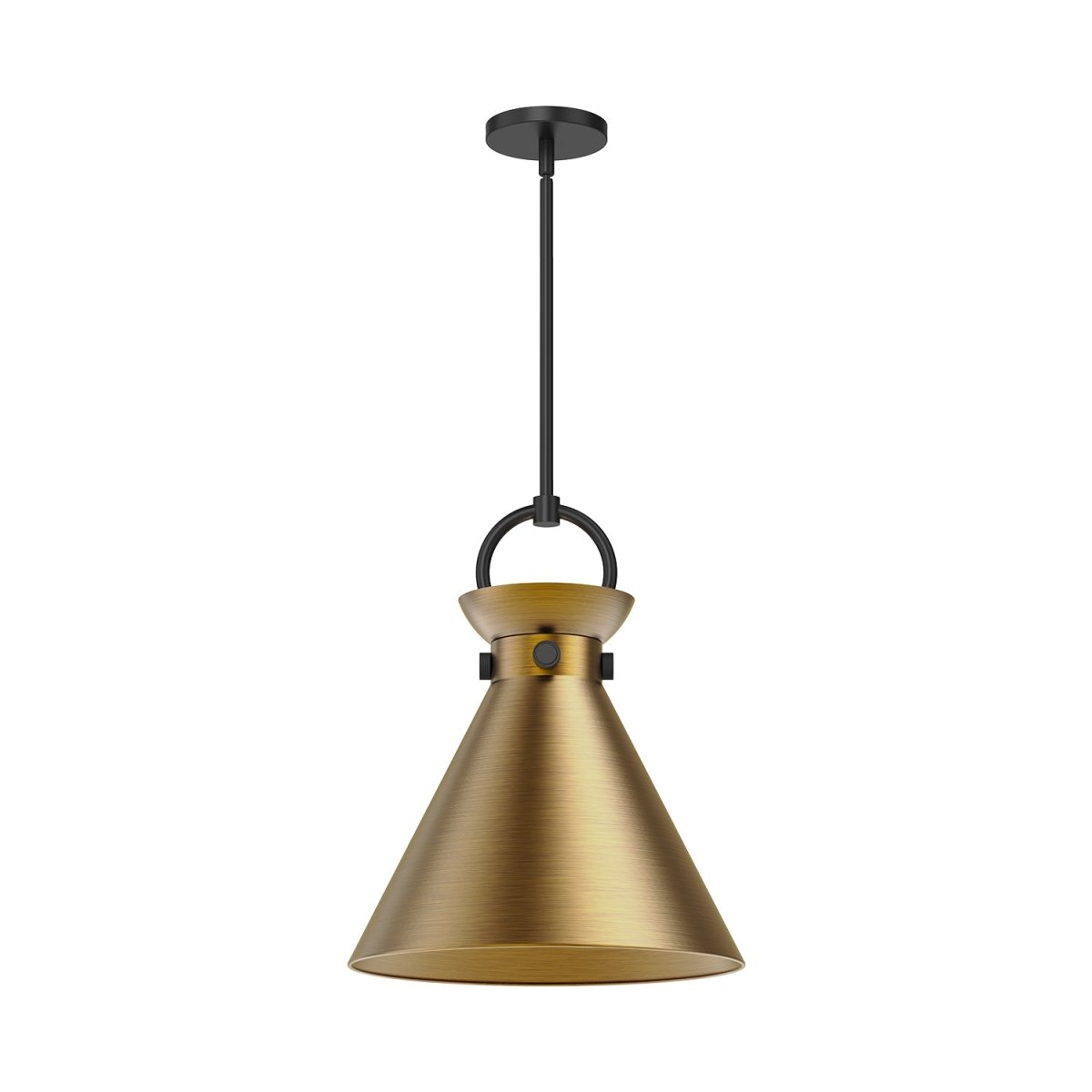 Suspension Emerson - Noir mat Or vieilli 14" by Alora Lighting | Luminaires & cie