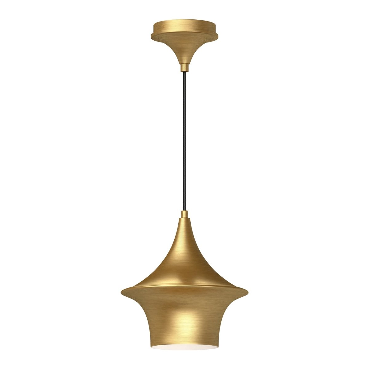 Suspension Emiko - Or brossé 9 1/2" by Alora Lighting | Luminaires & cie
