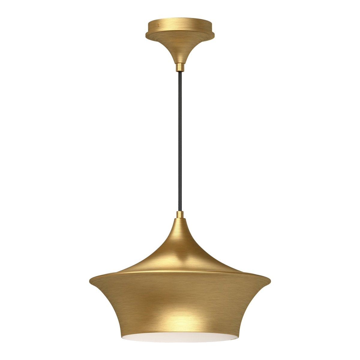 Suspension Emiko - Or brossé 13" by Alora Lighting | Luminaires & cie