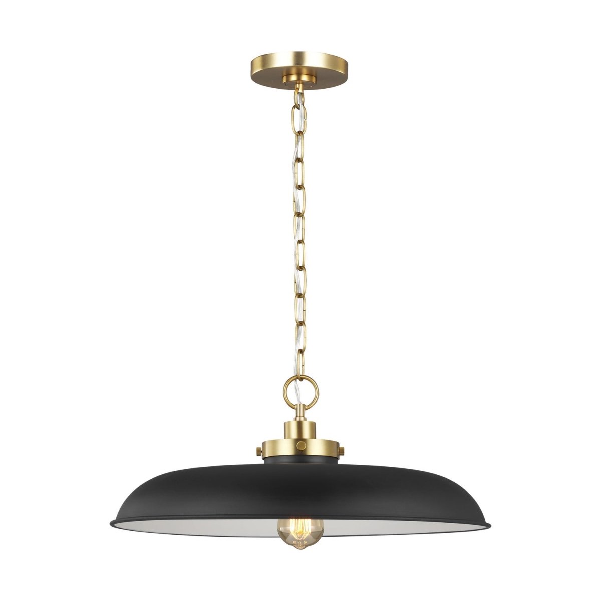 Suspension évasé Wellfleet - Blanc mat by Visual Comfort Studio | Luminaires & cie