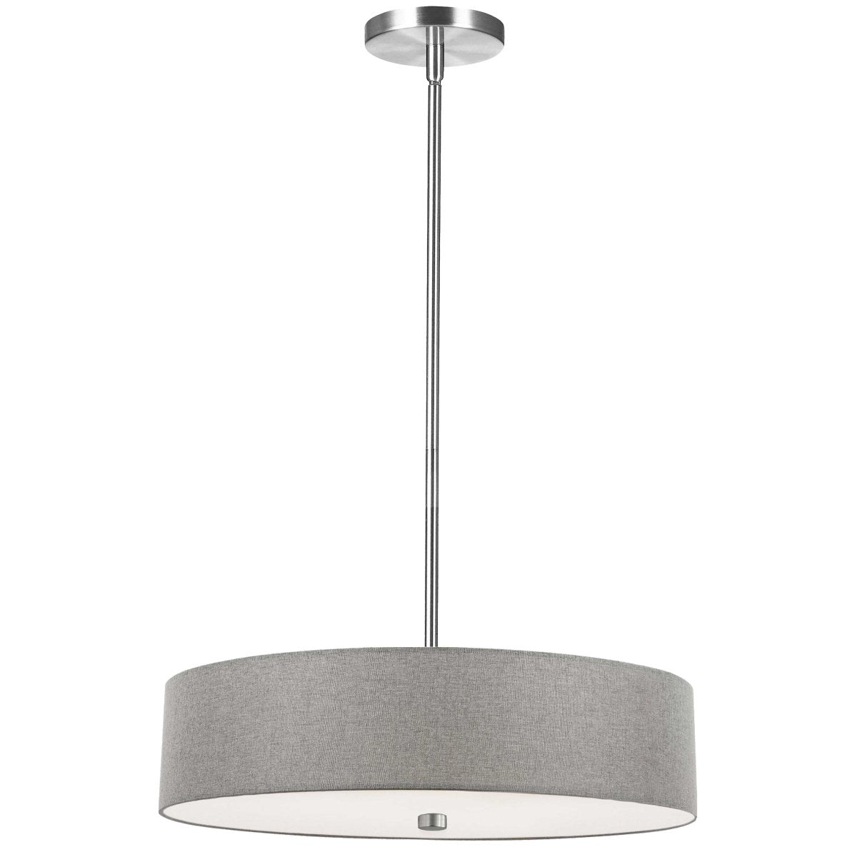 Suspension Everly - Chrome poli Gris 5" by Dainolite | Luminaires & cie