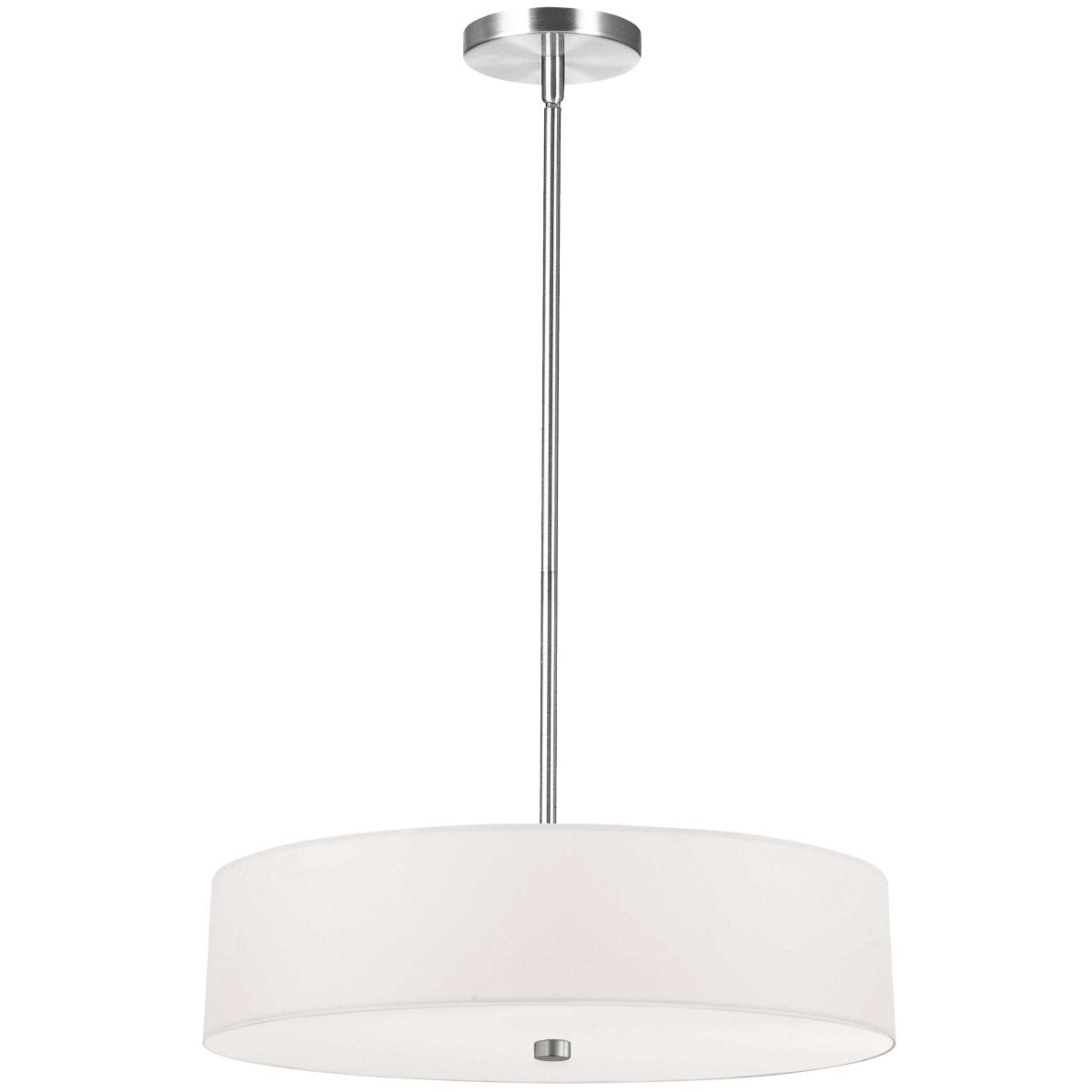 Suspension Everly - Chrome poli Blanc 5" by Dainolite | Luminaires & cie