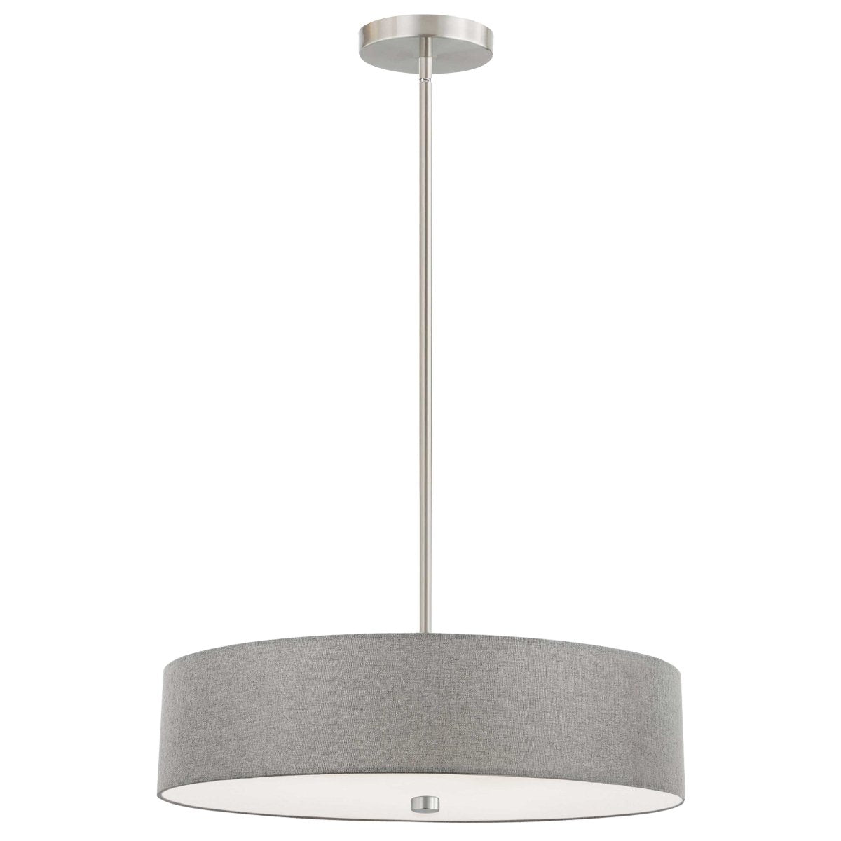 Suspension Everly - Chrome satiné Gris 5" by Dainolite | Luminaires & cie