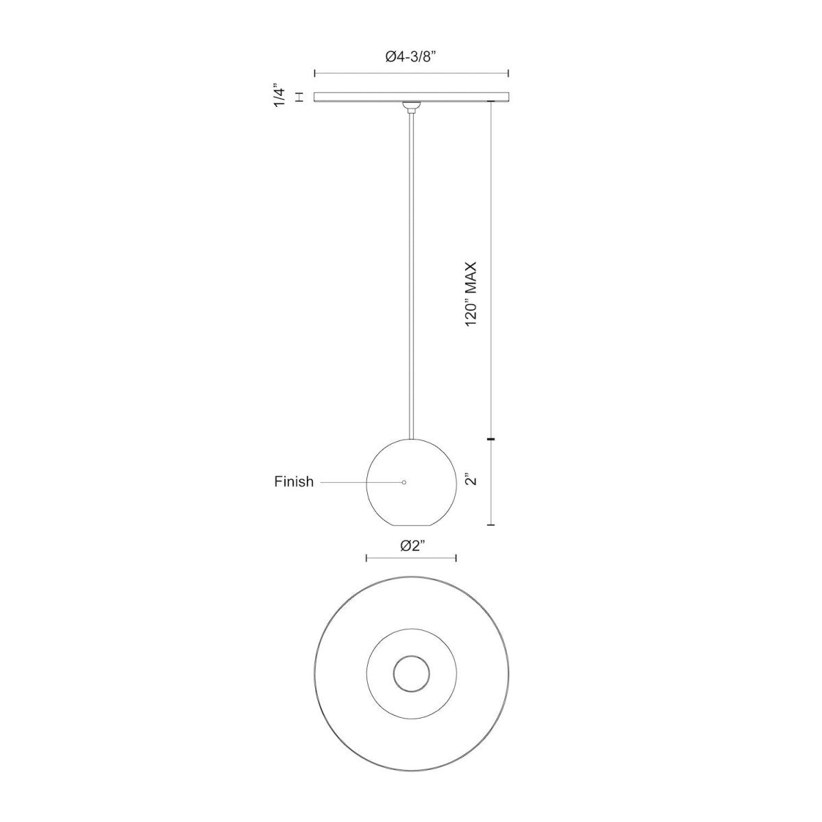 Suspension Exo - Noir by Kuzco Lighting | Luminaires & cie