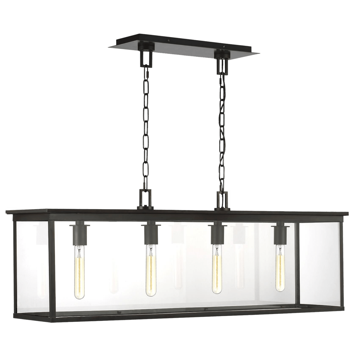 Suspension extérieur linéaire Freeport - by Visual Comfort Studio | Luminaires & cie