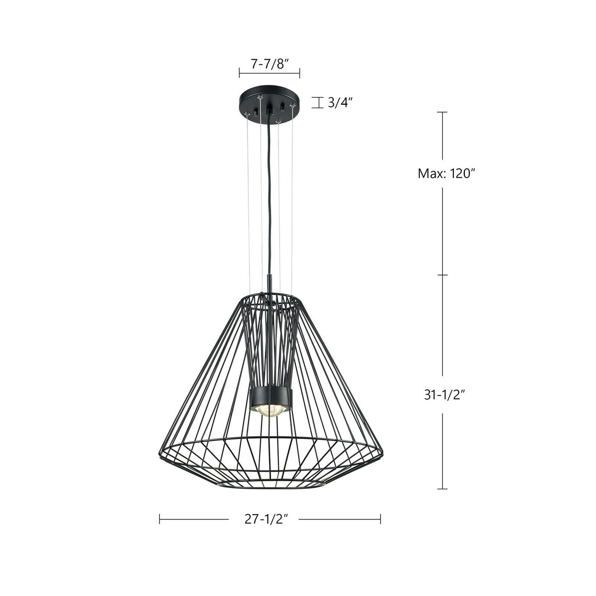 Suspension extérieure Arctic 27 1/2" – vue 2