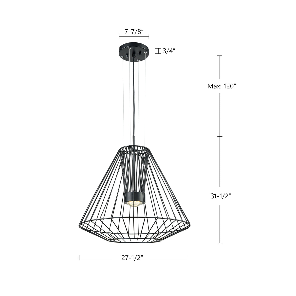 Suspension extérieure Arctic 27 1/2" – vue 4