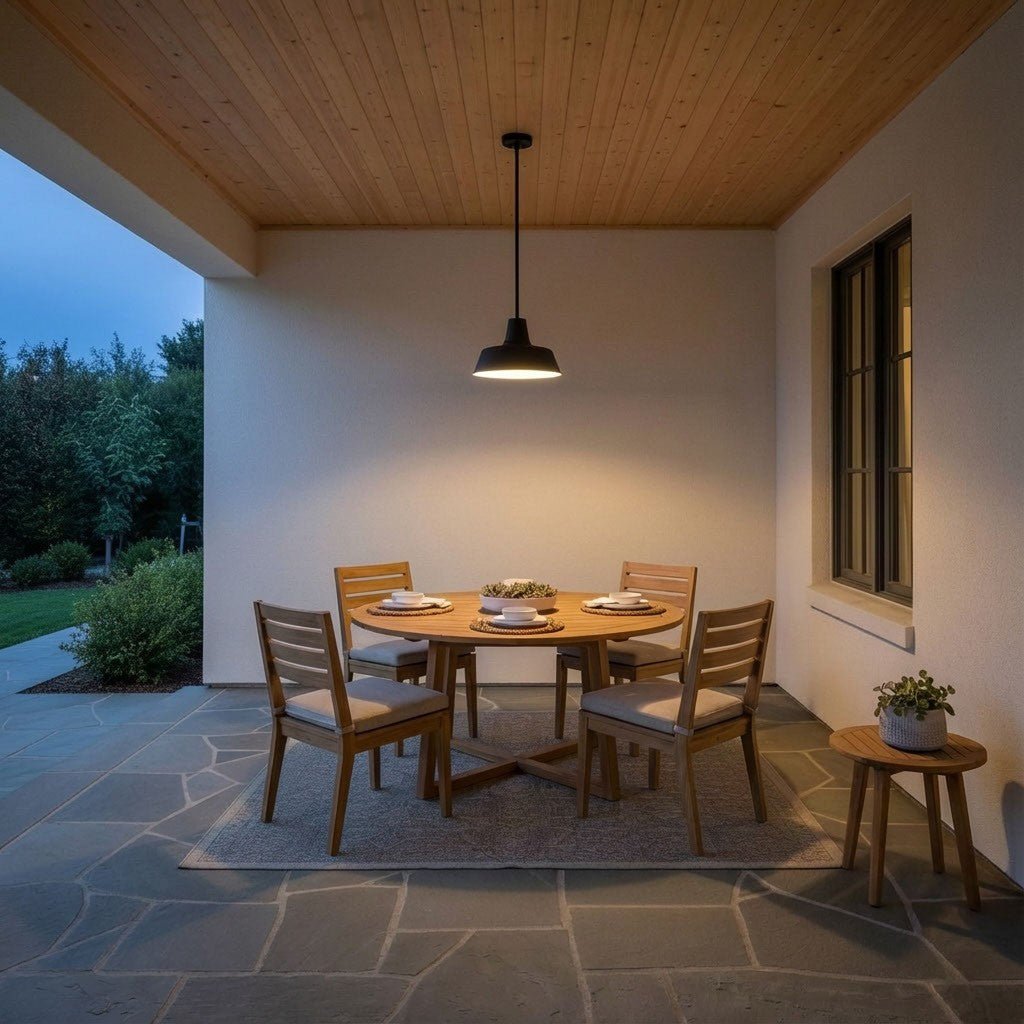 Suspension extérieure Barn Light - Noir by Visual Comfort Studio | Luminaires & cie