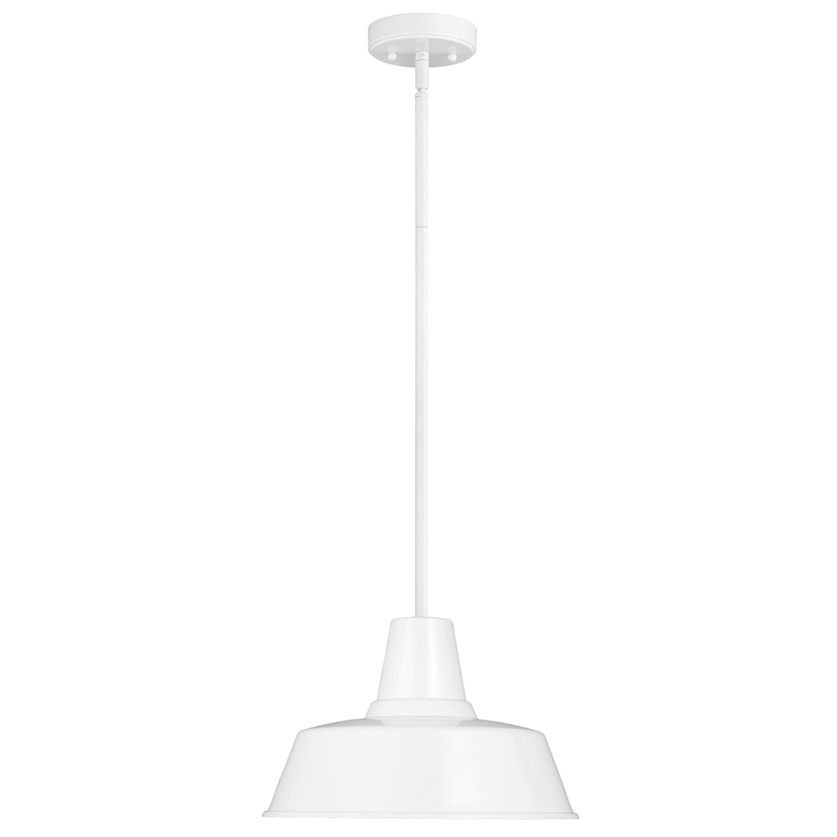 Suspension extérieure Barn Light - Blanc Ampoules DEL incluses by Visual Comfort Studio | Luminaires & cie