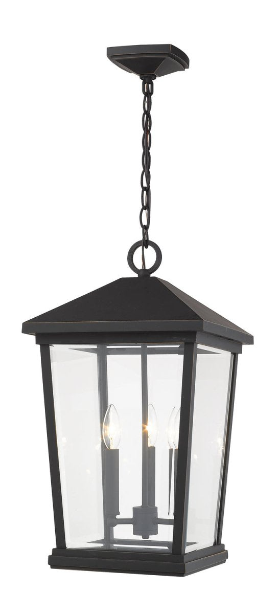 Suspension extérieure Beacon - Bronze huilé 12" by Z-Lite | Luminaires & cie