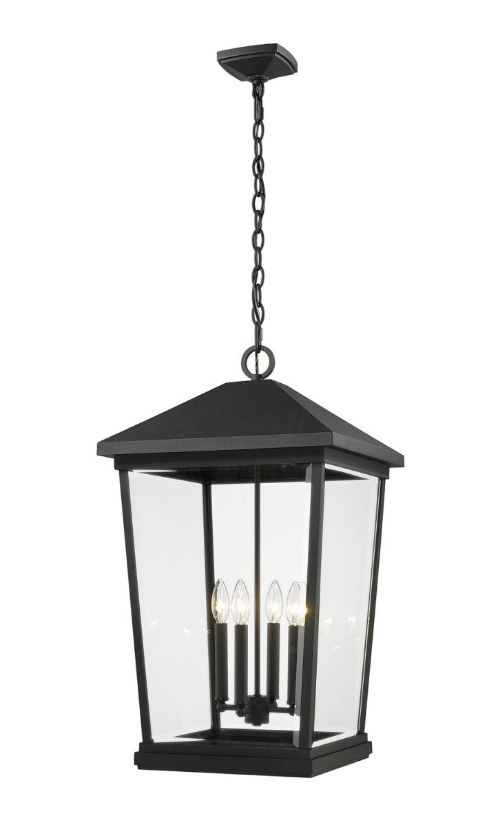 Suspension extérieure Beacon - Noir 16" by Z-Lite | Luminaires & cie