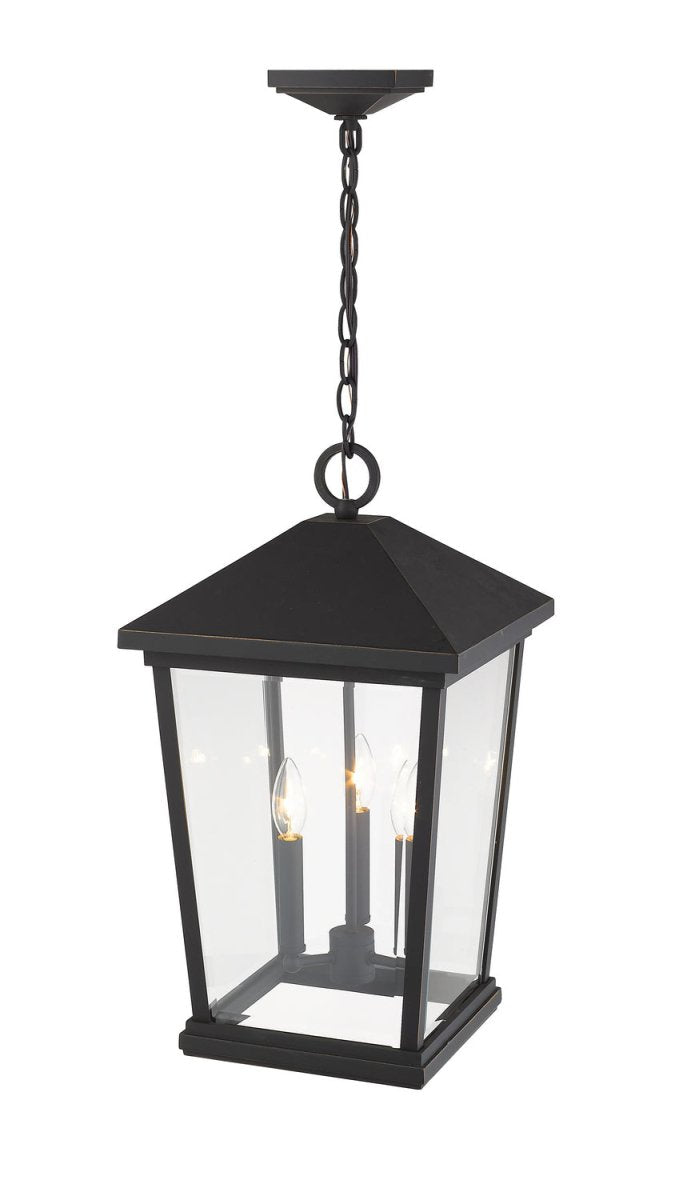 Suspension extérieure Beacon - Noir 16" by Z-Lite | Luminaires & cie