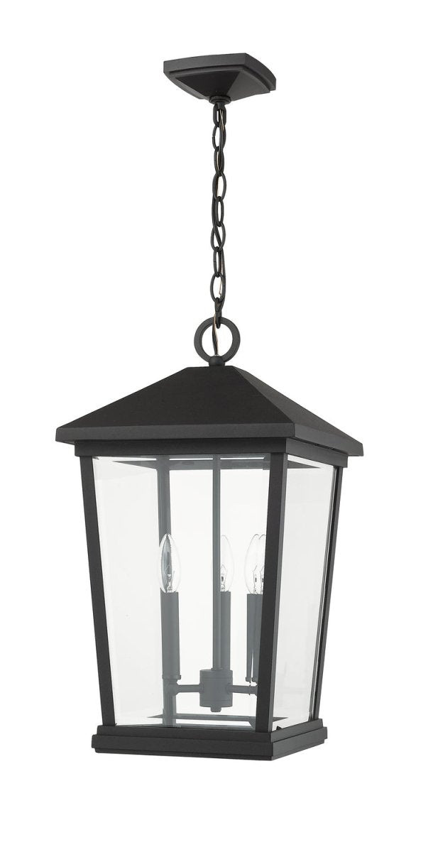 Suspension extérieure Beacon - Noir 16" by Z-Lite | Luminaires & cie