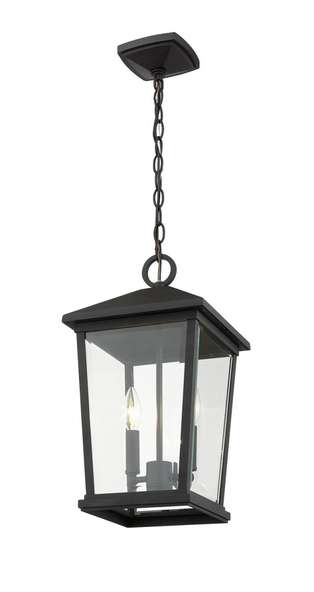 Suspension extérieure Beacon - Noir 16" by Z-Lite | Luminaires & cie