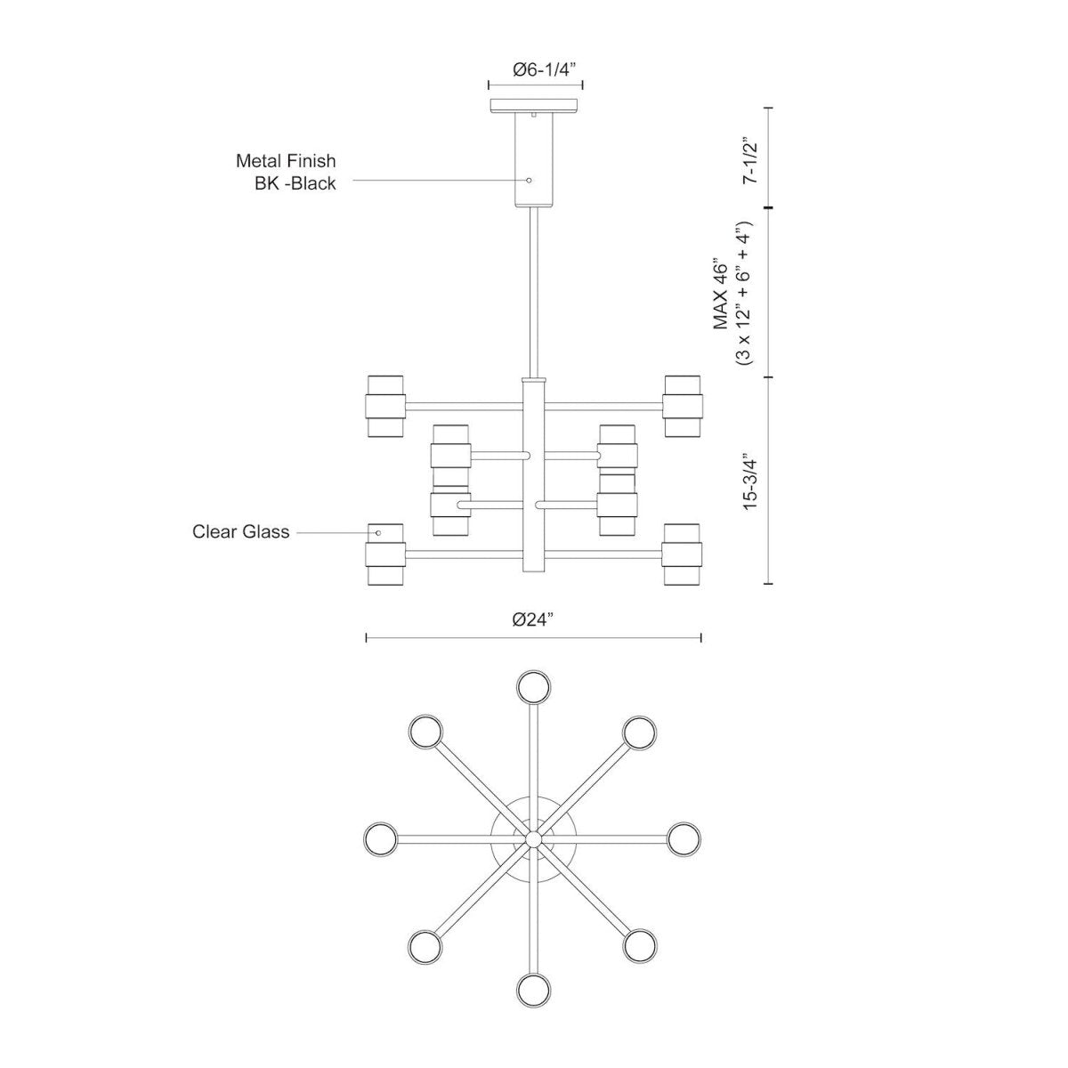 Suspension extérieure Copenhagen - 15 3/4" by Kuzco Lighting | Luminaires & cie
