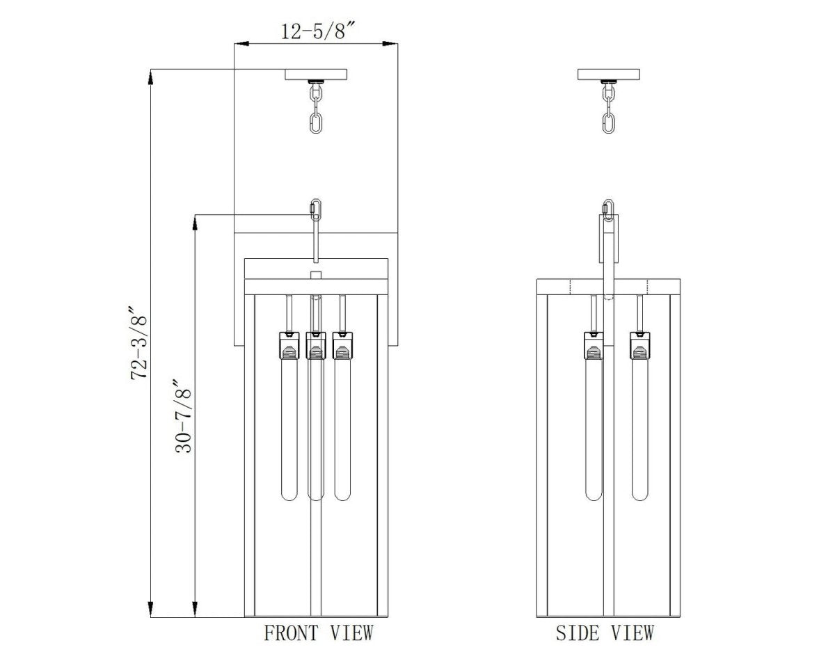 Suspension extérieure Fortis - 12 3/4" by Z-Lite | Luminaires & cie