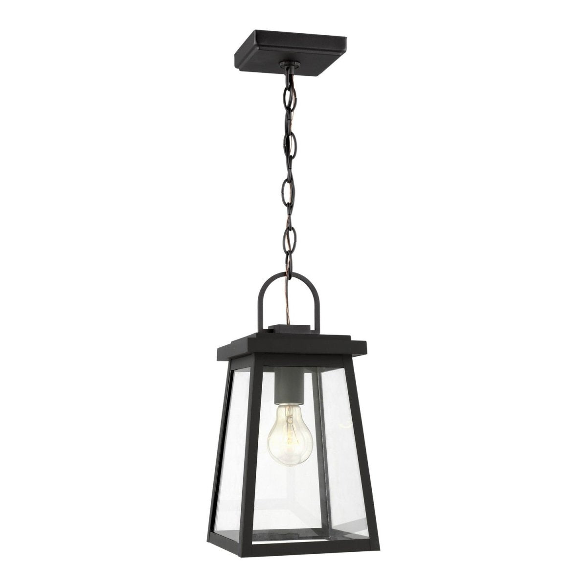 Suspension extérieure Founders - Noir by Visual Comfort Studio | Luminaires & cie
