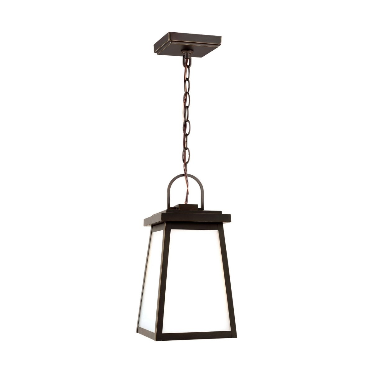 Suspension extérieure Founders - Bronze antique by Visual Comfort Studio | Luminaires & cie