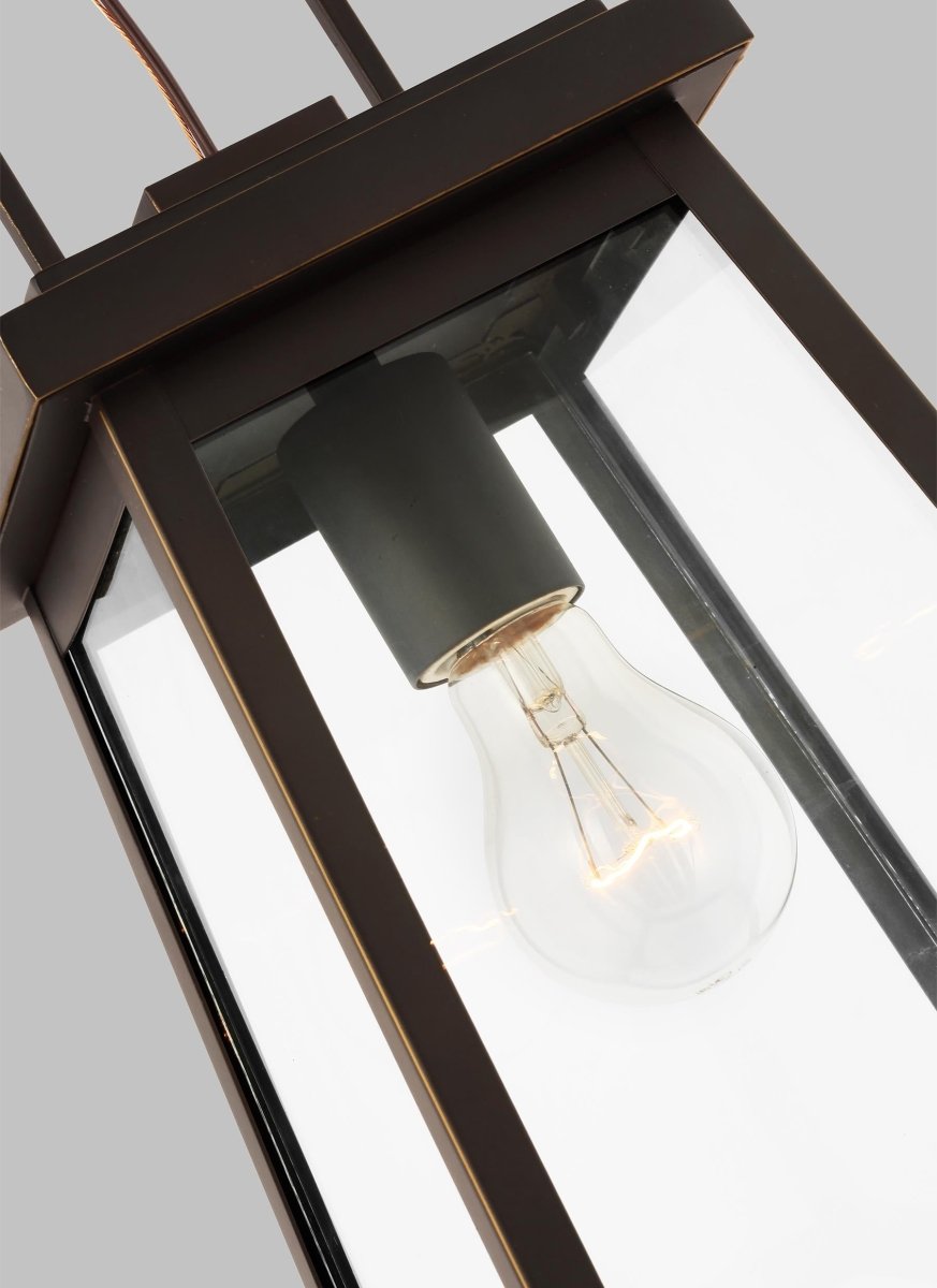Suspension extérieure Founders - Bronze antique Ampoules non - incluses by Visual Comfort Studio | Luminaires & cie