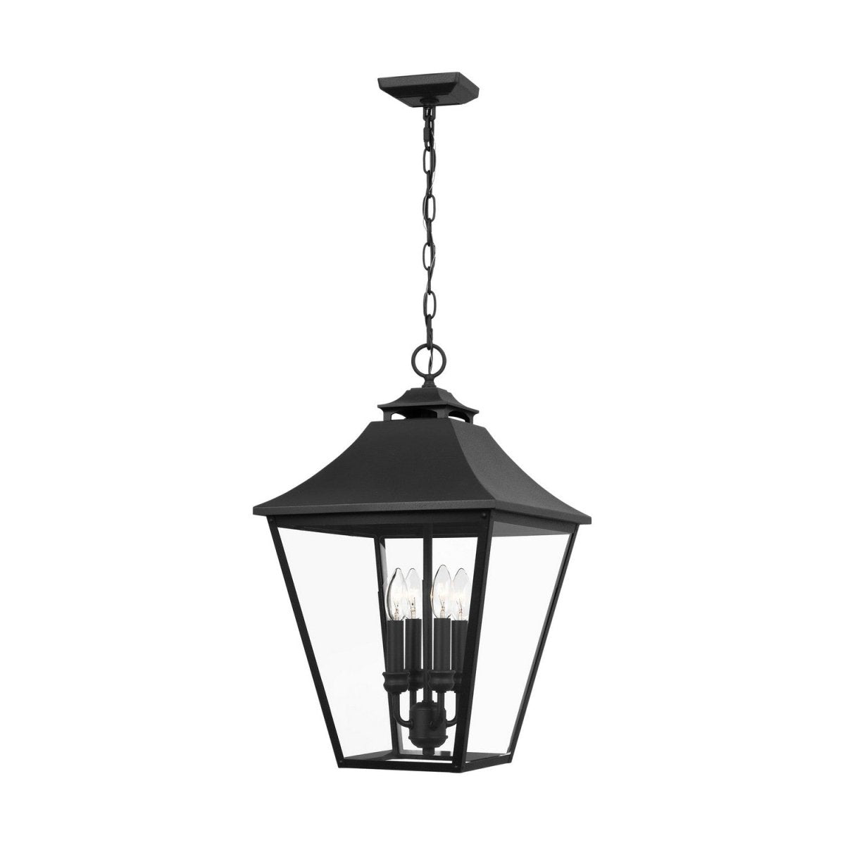 Suspension extérieure Galena - Textured Black 13.25 by Visual Comfort Studio | Luminaires & cie