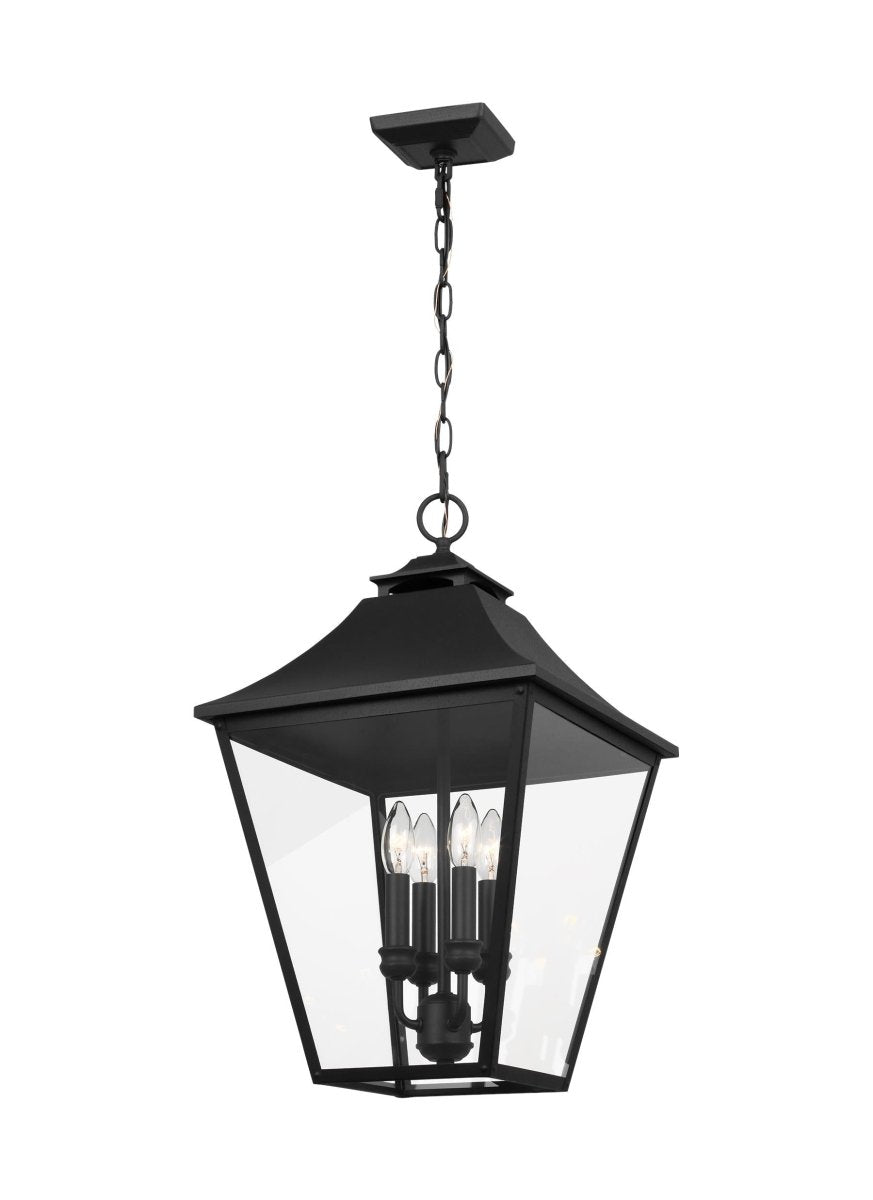 Suspension extérieure Galena - Textured Black 17.5 by Visual Comfort Studio | Luminaires & cie