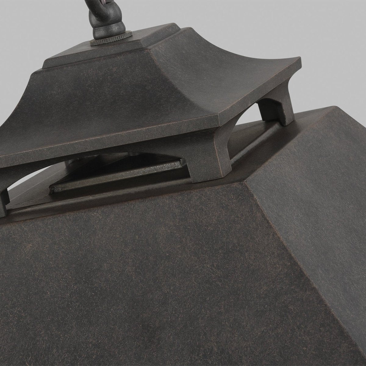 Suspension extérieure Galena - Textured Black 17.5 by Visual Comfort Studio | Luminaires & cie