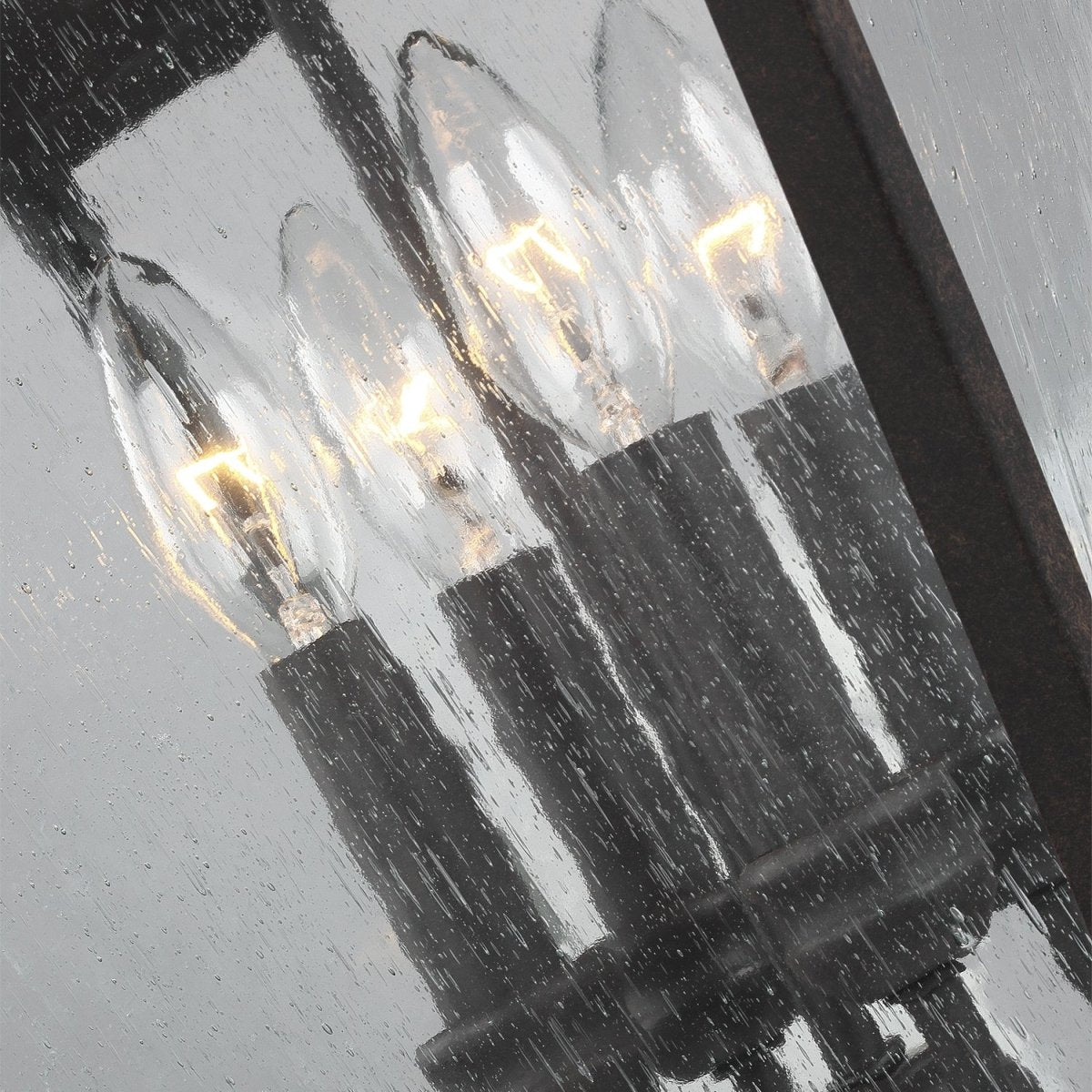 Suspension extérieure Galena - Textured Black 17.5 by Visual Comfort Studio | Luminaires & cie