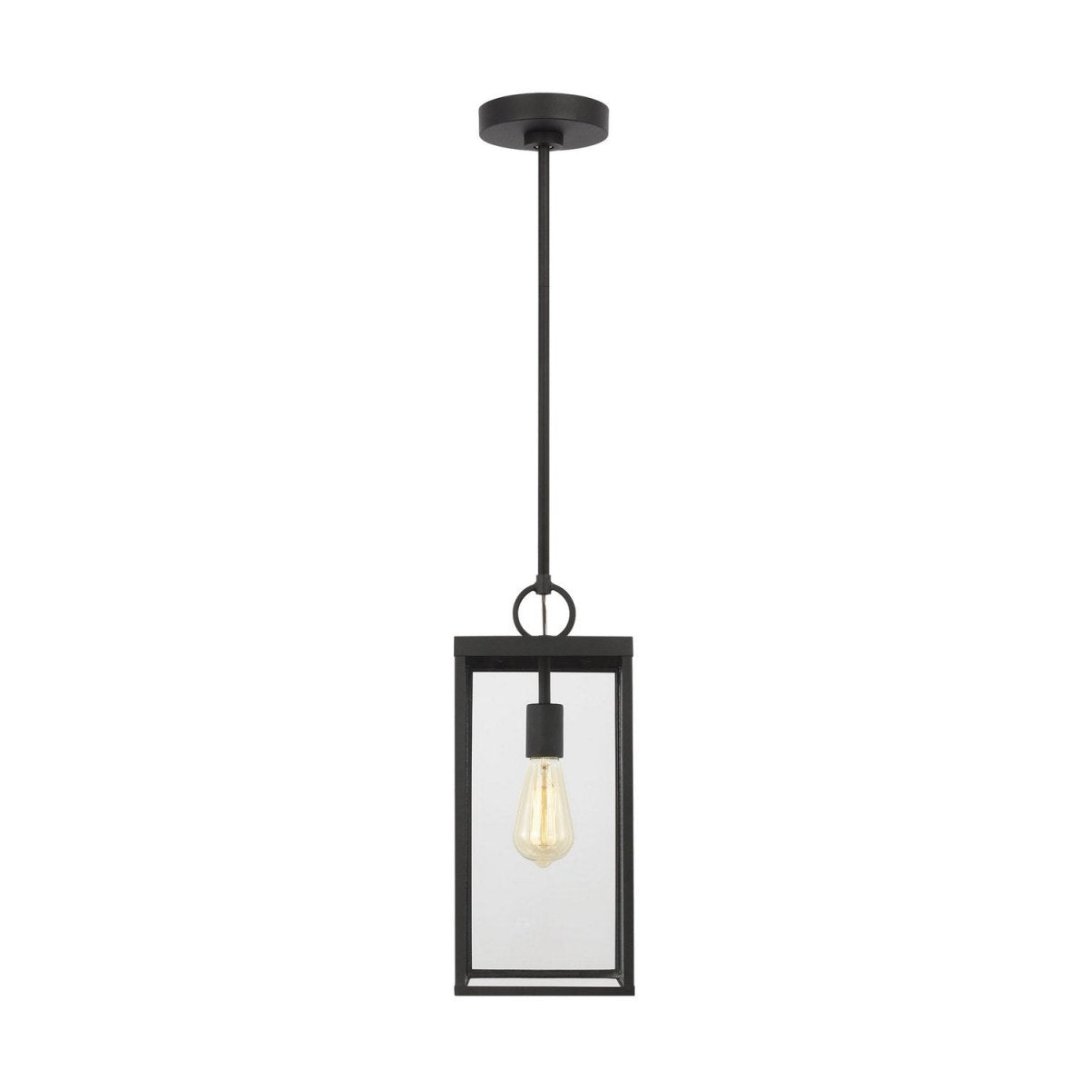 Suspension extérieure Howell - Noir texturé by Visual Comfort Studio | Luminaires & cie